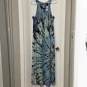 NWT Lane Bryant Tie-Die Halter/High-Neck Maxi Dress - Size 22/24